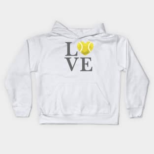 Tennis love Kids Hoodie